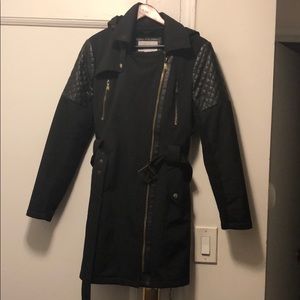 BCBGeneration Black Rain coat Size Large